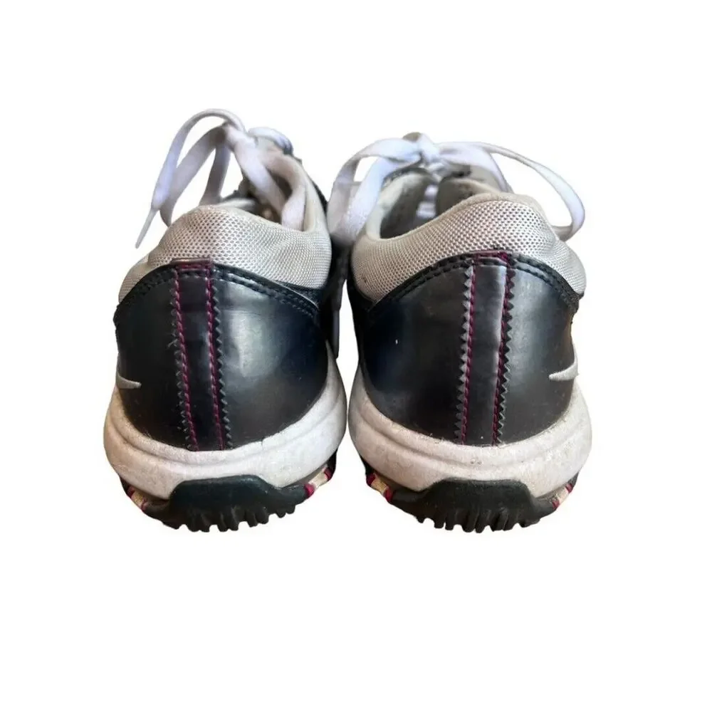8 Nike Air Tongueless Golf Shoe Women's Shoes Gray Pink 335942-010 - Picture 4 of 11